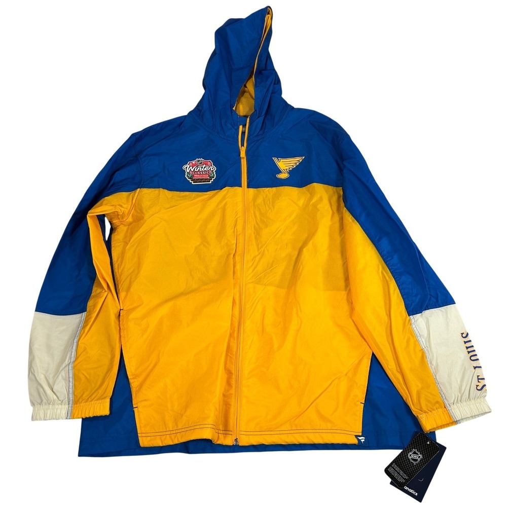 Fanatics St Louis Blues NHL Winter Classic 2025 Windbreaker Jacket Mens XL New